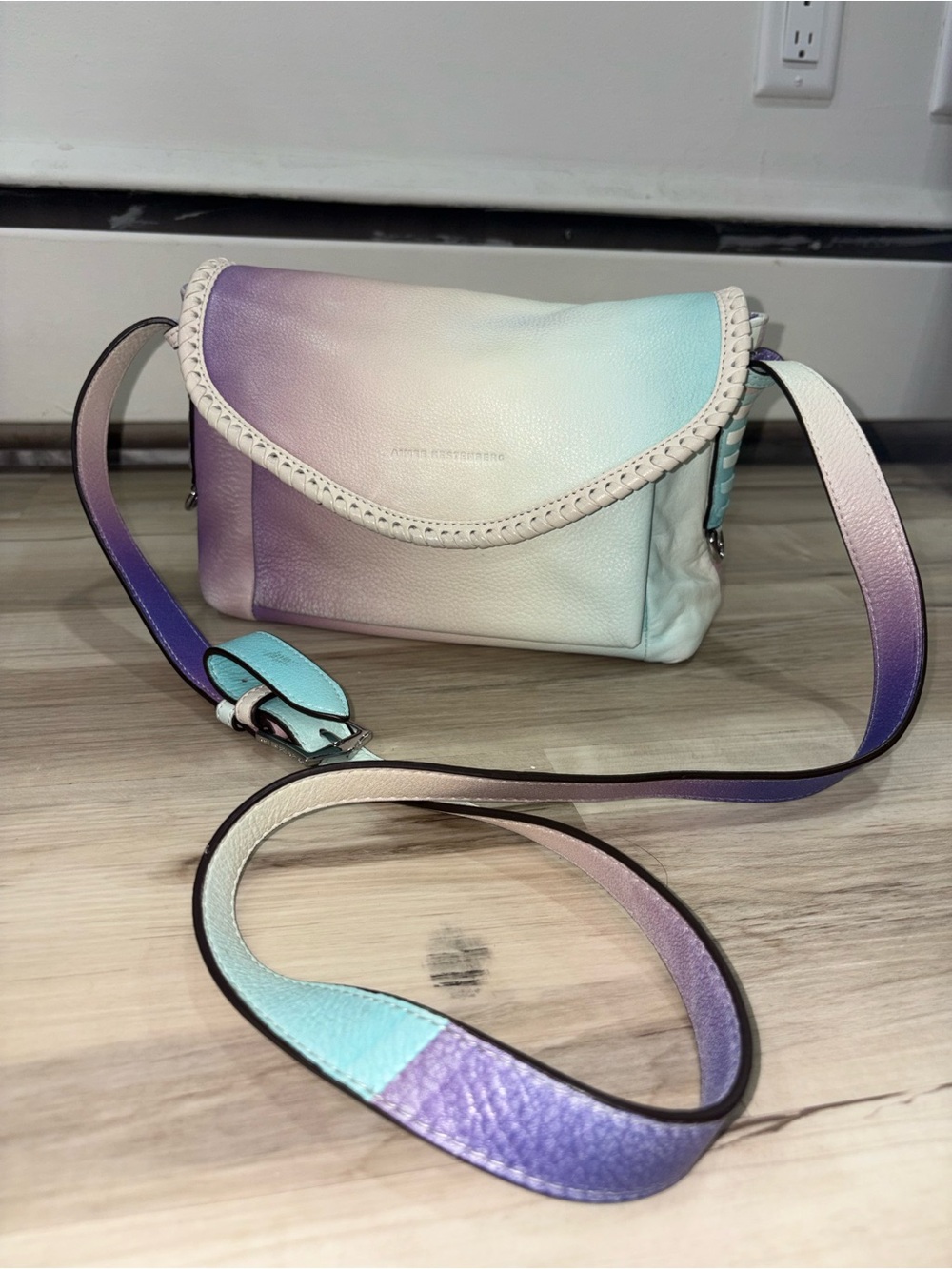 AIMEE KESTENBERG PEBBLE LEATHER CROSSBODY OMBRÉ